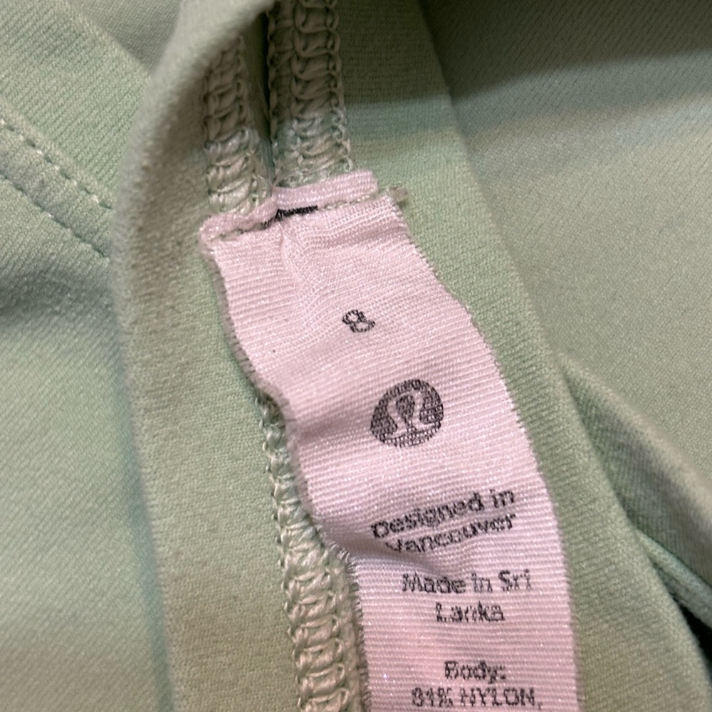 Lululemon Mint Green Activewear Top
